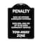 Signmission Penalty $250 1st Offense Subsequent Offenses $250 Min. and or Up to 90 Days Community, BW-1824-23333 A-DES-BW-1824-23333 - alternate 1